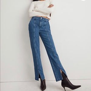 NWT Madewell Perfect Vintage Jean in Medium Indigo Wash: Seamed Edition Size 28